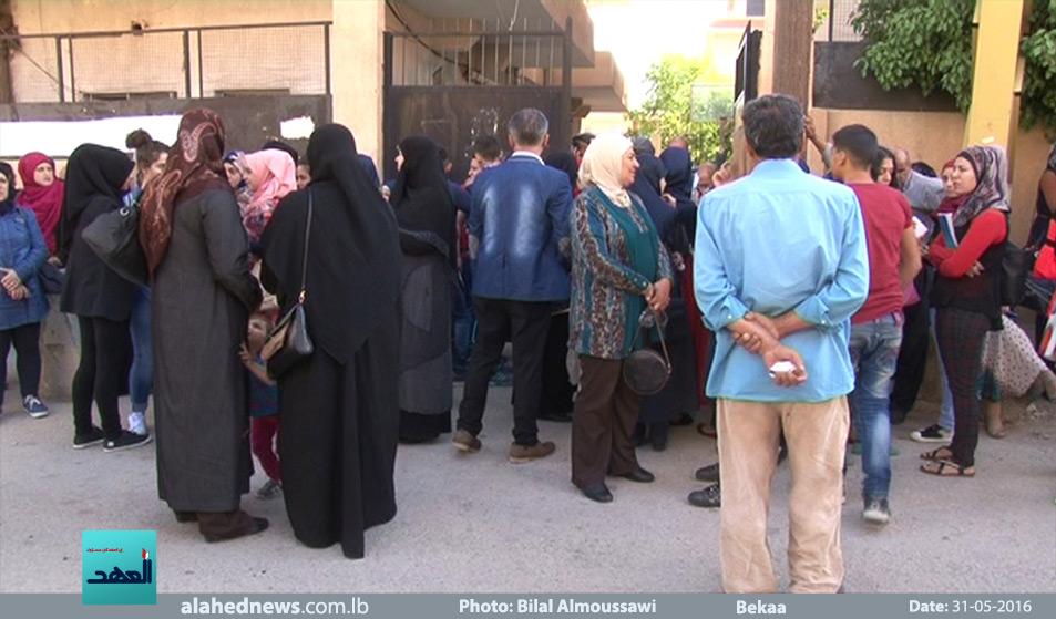 الامتحانات الرسمية للشهادة المتوسطة في البقاع وبعلبك الهرمل - 31-05-2016